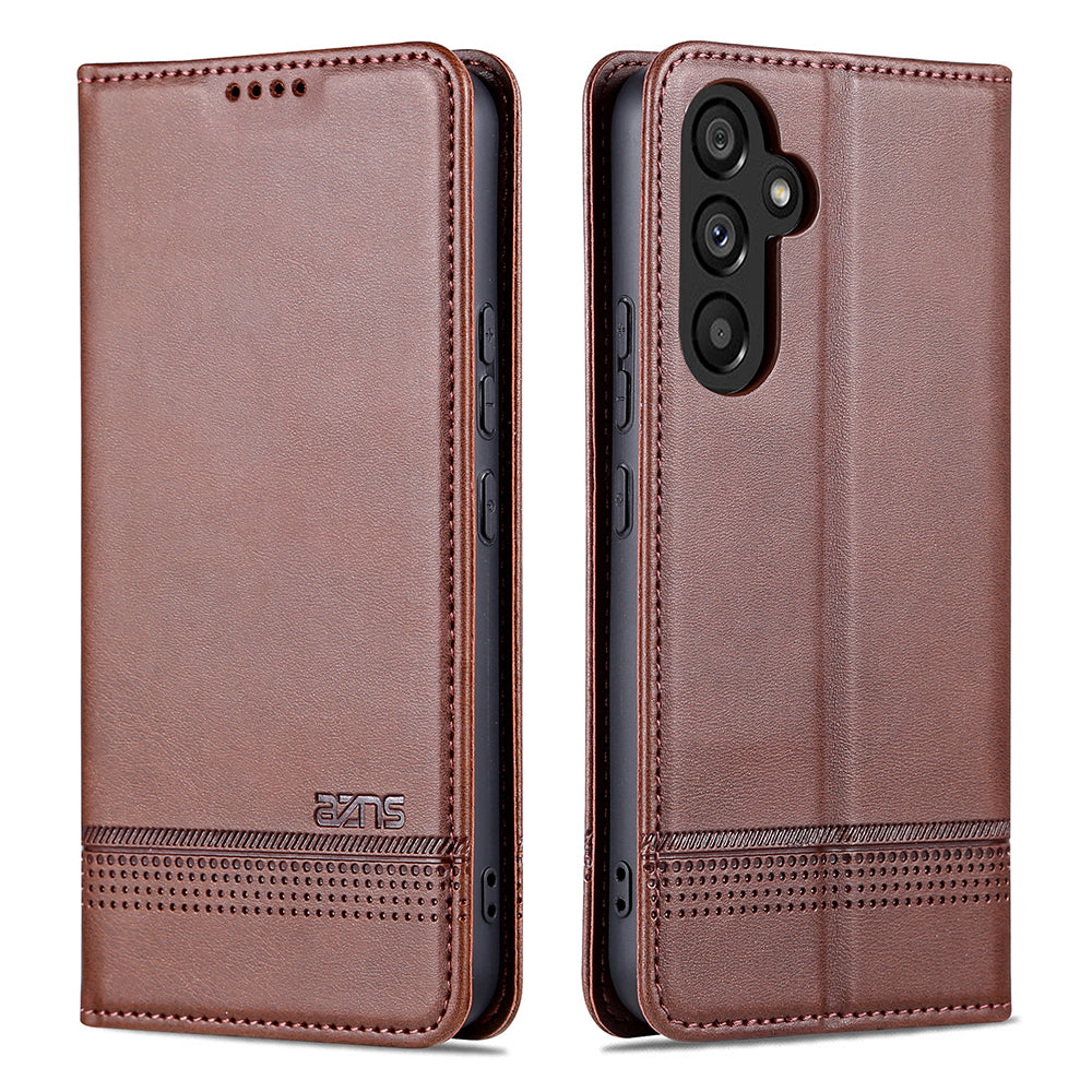 AZNS For Samsung Galaxy A34 5G Anti-drop Cowhide Texture Phone Case Stand Wallet PU Leather Magnetic Auto-absorbed Protective Folio Flip Phone Cover AZNS For Samsung Galaxy A34 5G Anti-drop Cowhide Texture Phone Case Stand Wallet PU Leather Magnetic Auto-absorbed Protective Folio Flip Phone Cover